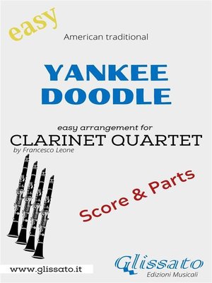 cover image of Yankee Doodle--Easy Clarinet Quartet (score & parts)